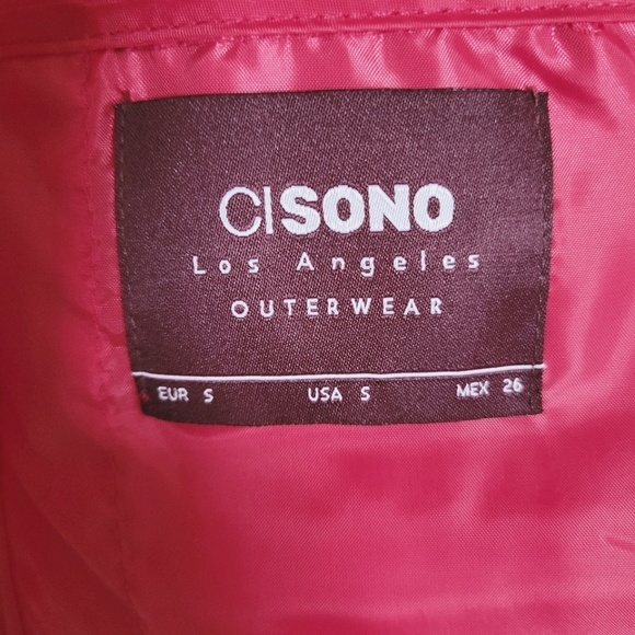 Red puffer jacket - Picture 2 of 7